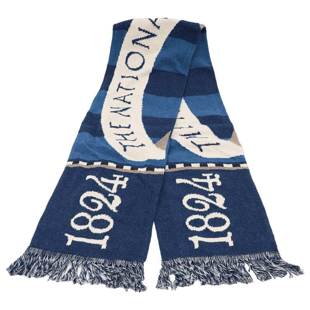 Personalisierter Schal aus recycelter Baumwolle